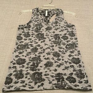 ATHLETA Athletic Tank Top Racerback Top Floral Pattern Small